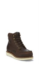 Chippewa Boots 6 Edge Walker W/P Comp Toe Lace Up in Brown